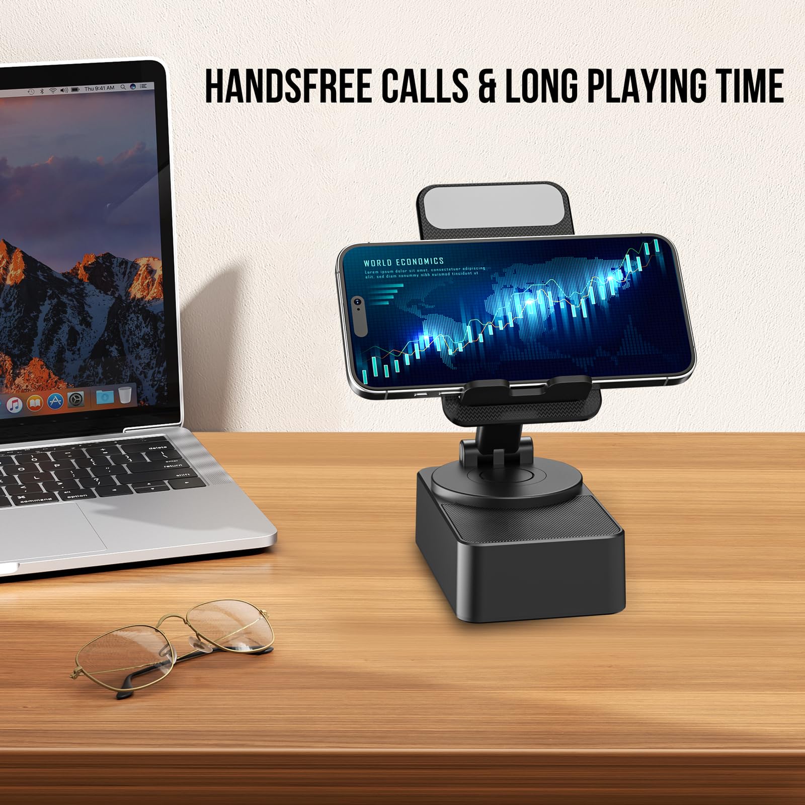 Mobile Holder With Speaker