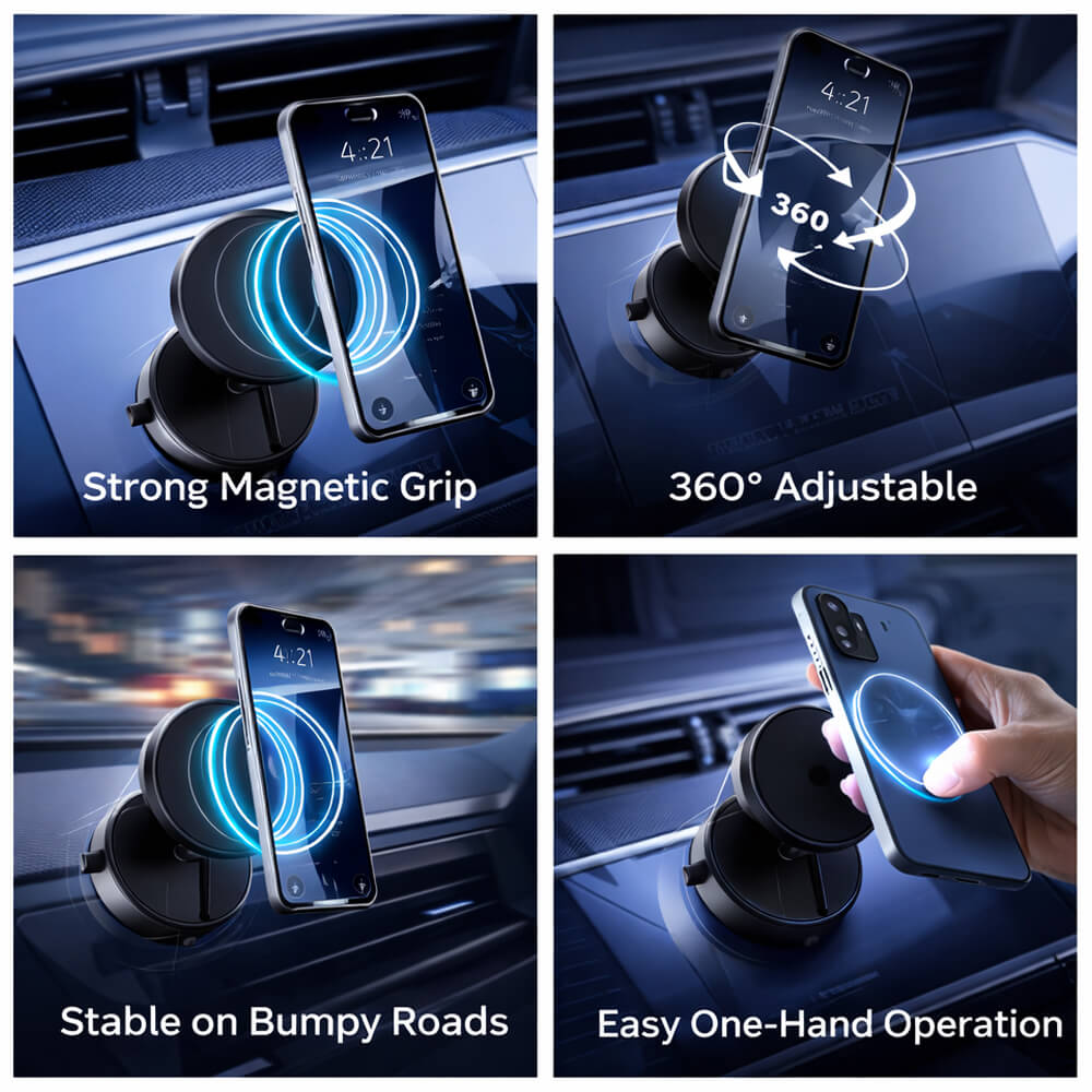 Magnetic Suction Car Phone Mount