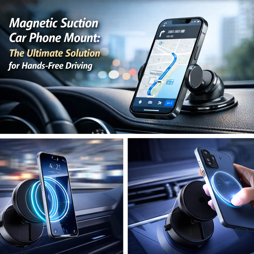 Magnetic Suction Car Phone Mount