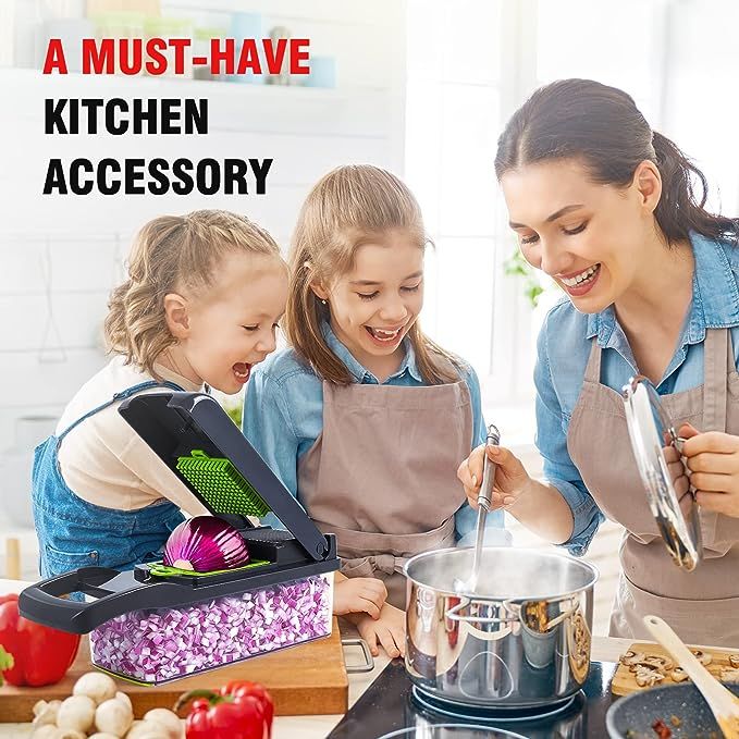 Multi-Blade Vegetable Cutter Chopper and Slicer