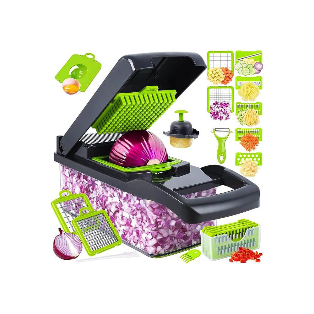 Multi-Blade Vegetable Cutter Chopper and Slicer